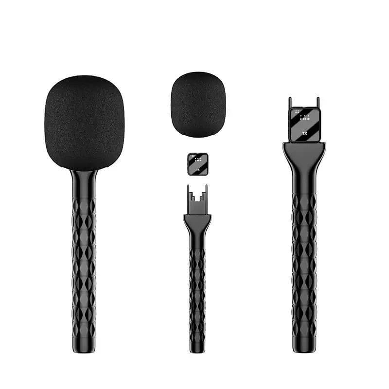 Wireless microphone stick