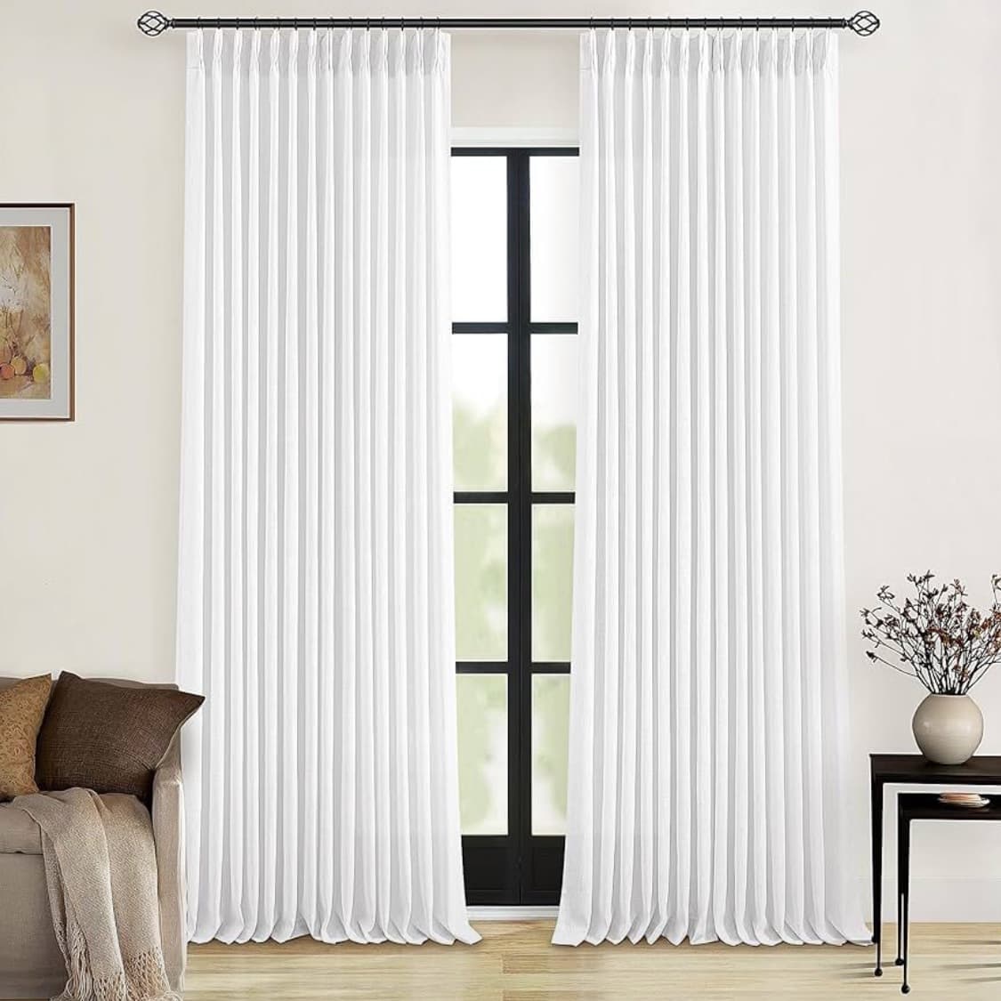 2 in 1 Material curtains