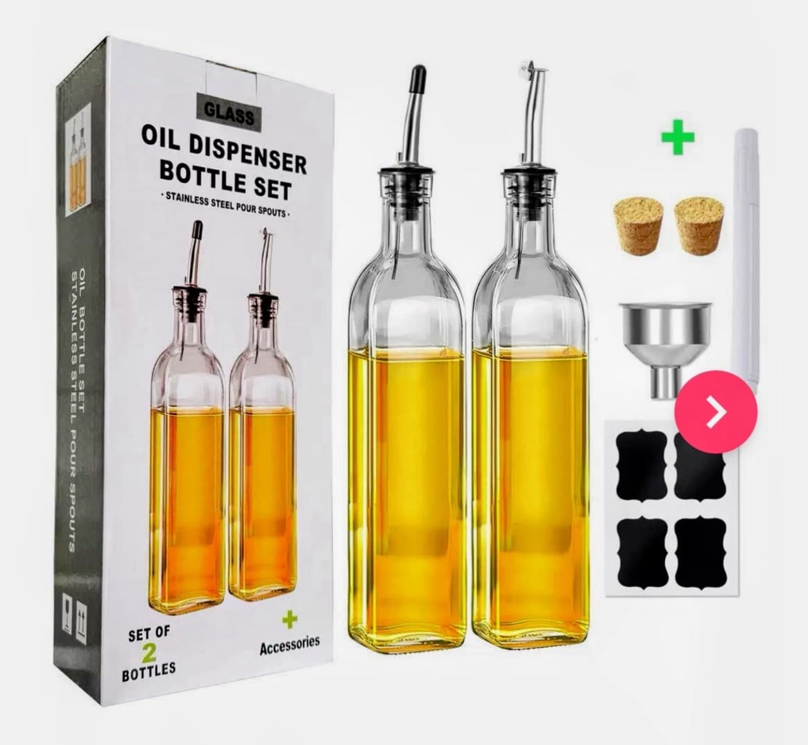2pcs Oil Bottle with Accessories
