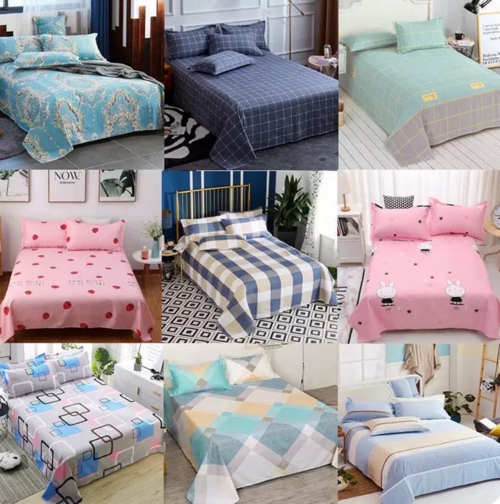 King Size Bedsheet with two Pillow Cases