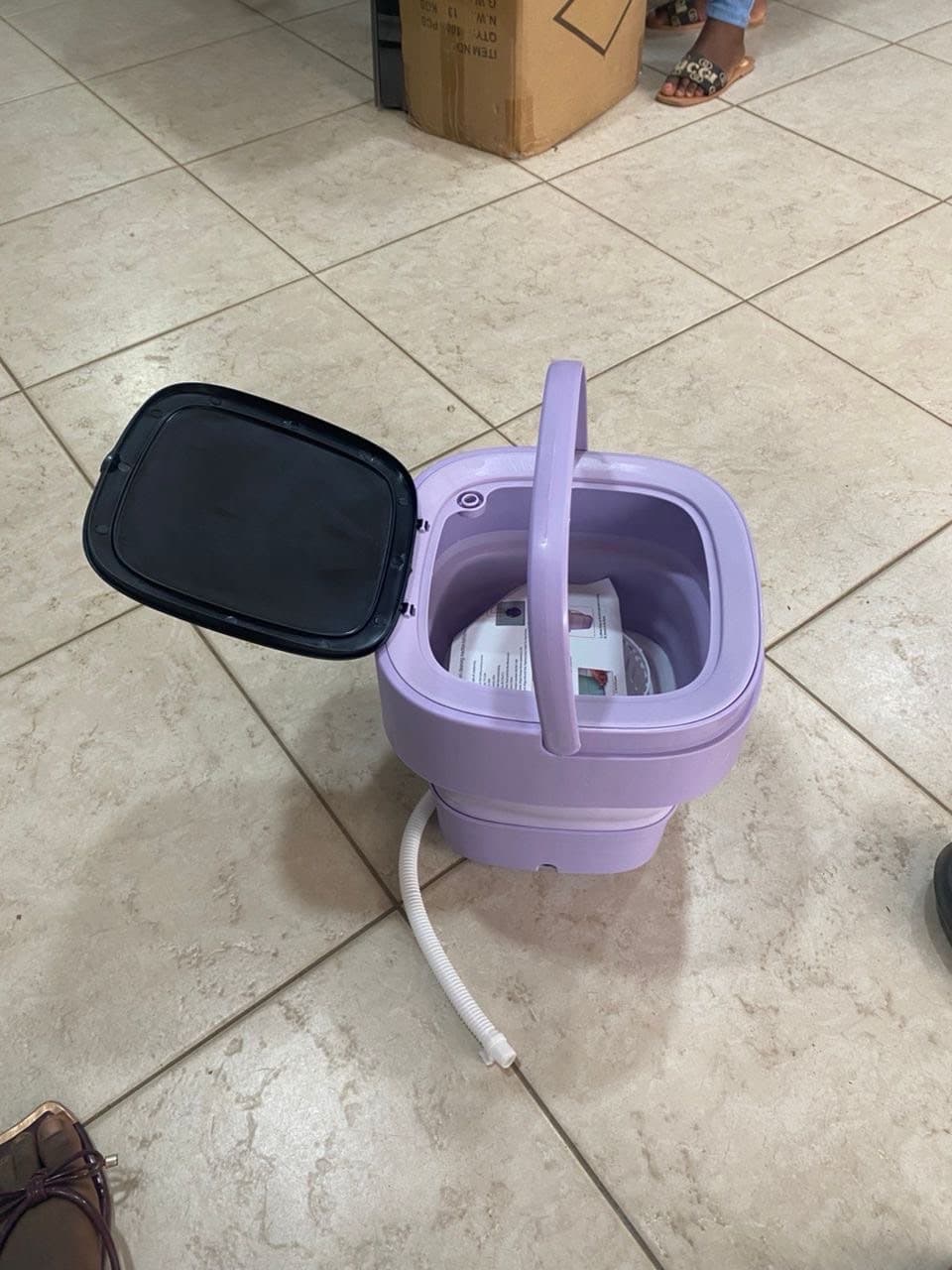 Foldable washing machine